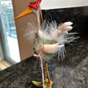 Patience Brewster Angela the Goose 8 inches tall Multicolor